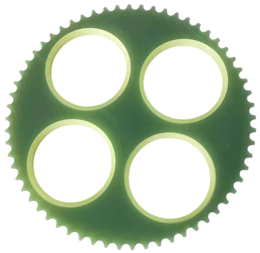 Circular-pocket composite carrier example