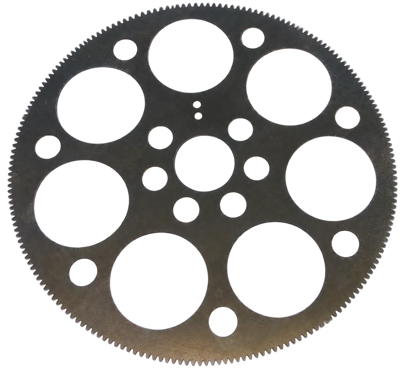 Real multi-pocket metal lapping carrier prepared for process-system review
