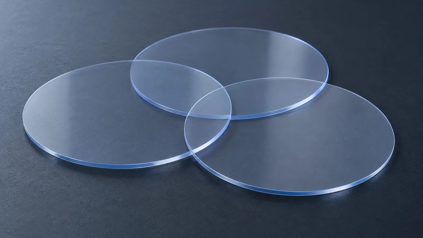 Application visual: Al₂O₃ · Sapphire material blanks